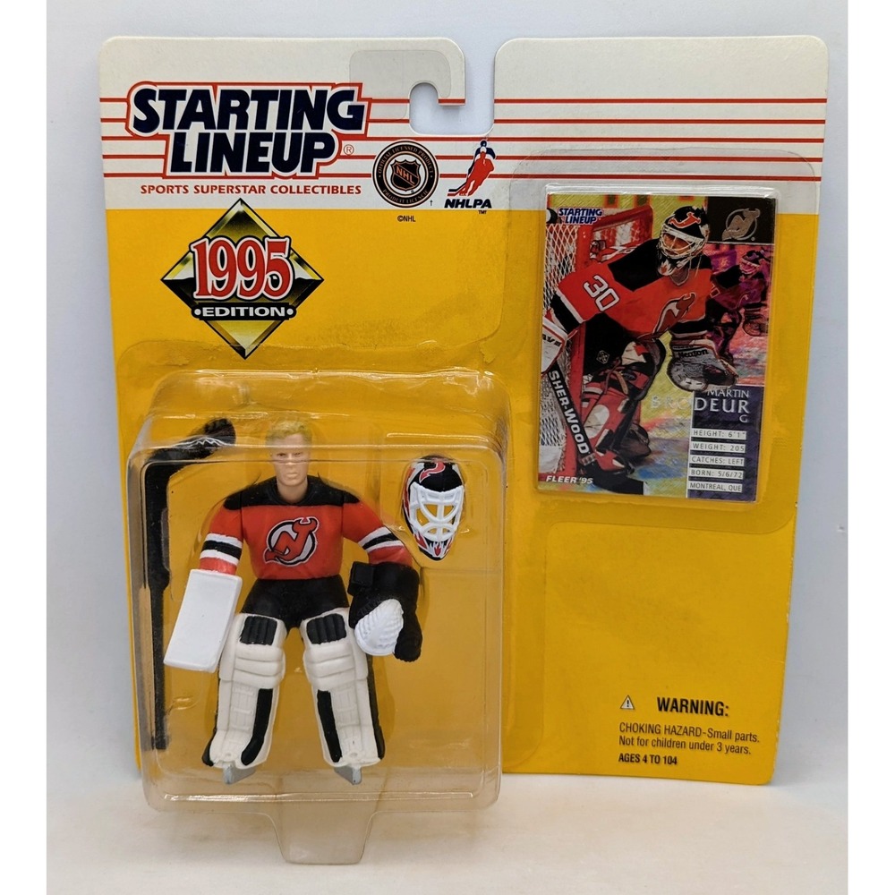 1995 Kenner Starting Lineup Martin Brodeur New Jersey Devils Action Figure